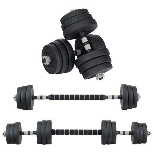 Par de Mancuerna de 20 Kg Ajustable Discos Barra Recta Altera