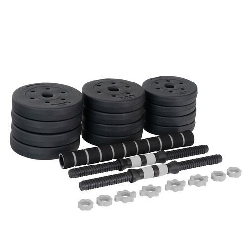 Par de Mancuerna de 20 Kg Ajustable Discos Barra Recta Altera