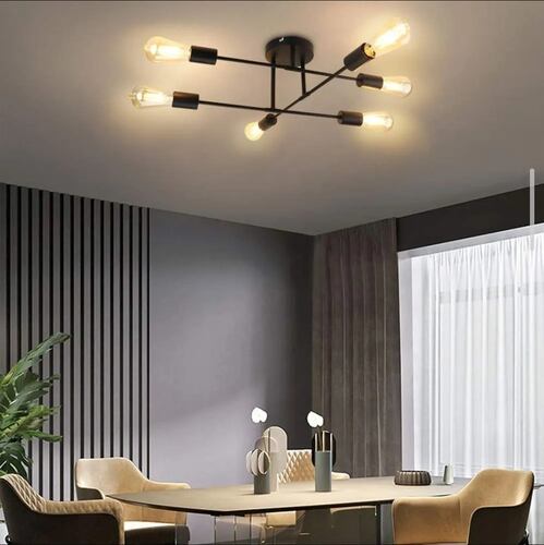 Lámpara De Techo Colgante Iluminación Moderna E26