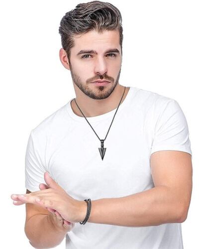 Collar Acero Inoxidable Cadena para Hombre