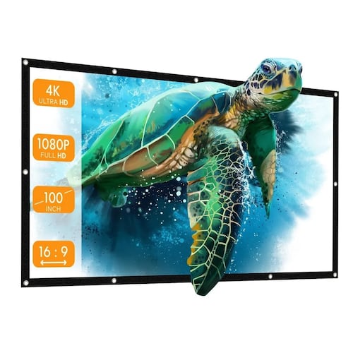 Pantalla Para Proyector 100 Pulgadas 16:9 Proyección