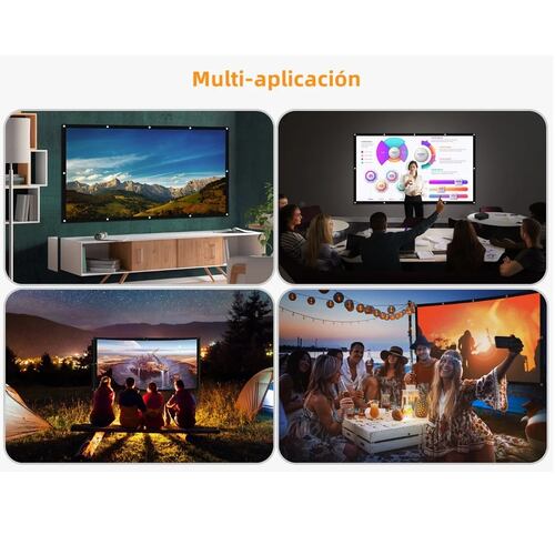 Pantalla Para Proyector 100 Pulgadas 16:9 Proyección