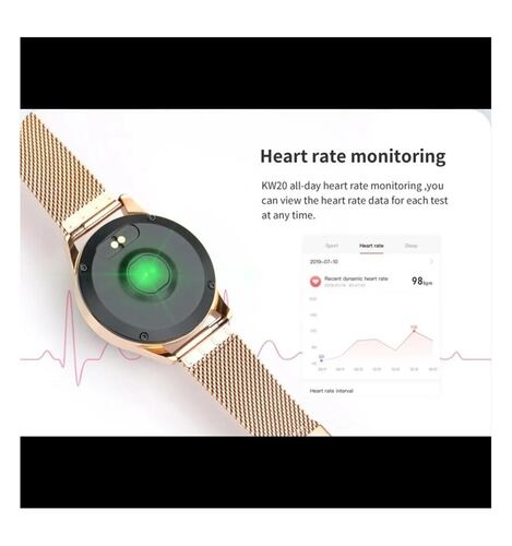 Smart Watch Reloj Inteligente Kw20 De Lujo Dama Hd FRALUGIO