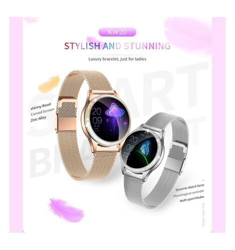 Smart Watch Reloj Inteligente Kw20 De Lujo Dama Hd FRALUGIO