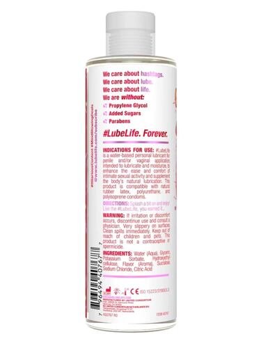 lubricante Lubelife sabor fresa /Lubricante Vaginal Anal Con Sabor a fresa Base Agua 240ml