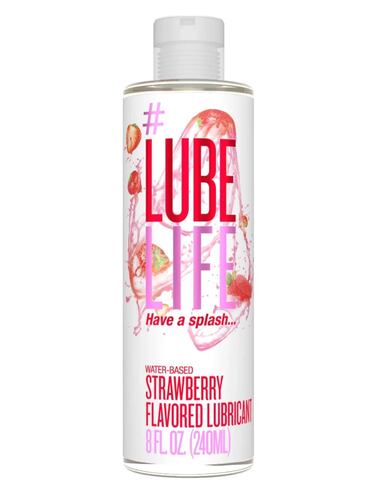lubricante Lubelife sabor fresa /Lubricante Vaginal Anal Con Sabor a fresa Base Agua 240ml