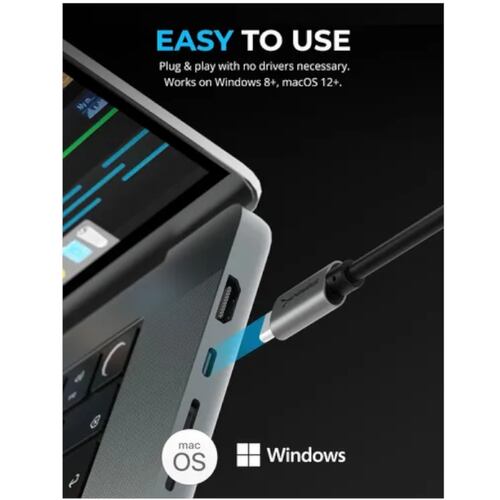 Lector Memorias USB-C SABRENT DUAL microSDXC SD / SDXC UHS-II