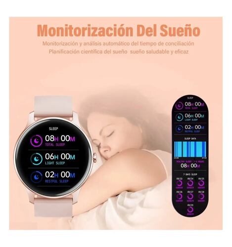 Reloj Inteligente Smartwatch Nk08 Full Touch Dama FRALUGIO.