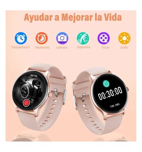 Reloj Inteligente Smartwatch Nk08 Full Touch Dama FRALUGIO.