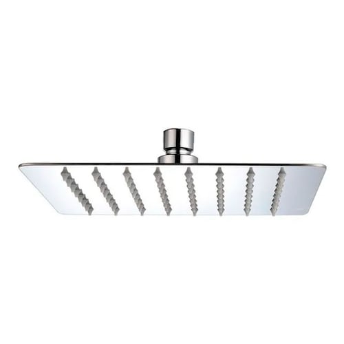 Regadera Cuadrada 20cm Cromada Espejo Baja Y Alta Presión