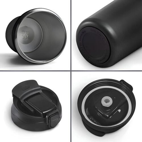 Termo de Acero con Aislamiento Termico 400ml Negro