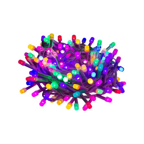 Serie Luces Multicolor 140 Led Tipo Micrófono 8funciones 7mts