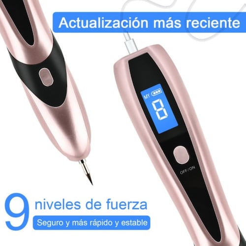 Pluma Quita Verrugas Cauterizador Rosa