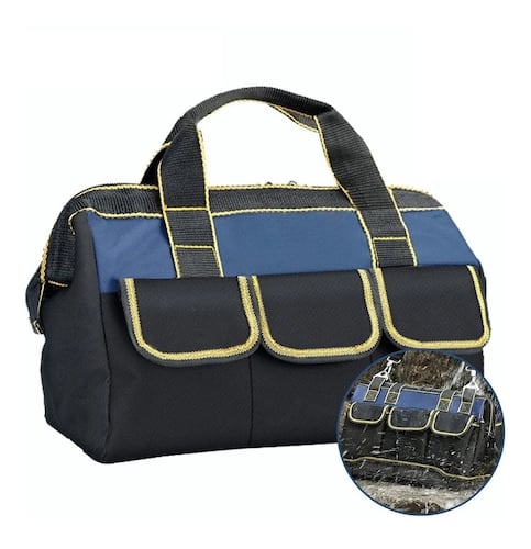 Bolsa De Herramientas Para Electricista Mochila Organizador Negro