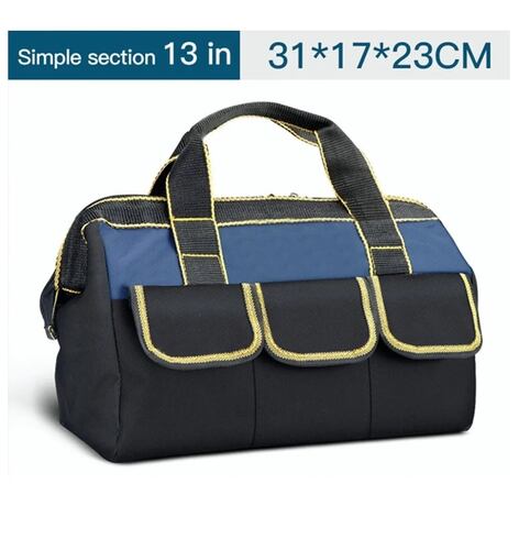 Bolsa De Herramientas Para Electricista Mochila Organizador Negro