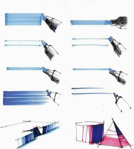 Marcadores Doble Punta Plumones Punta Pincel Kit 60 Colores littering