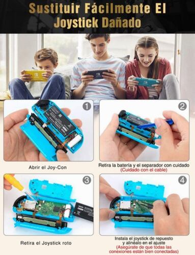 Kit De Reparación Nintendo Con 4 Joycon Joystick