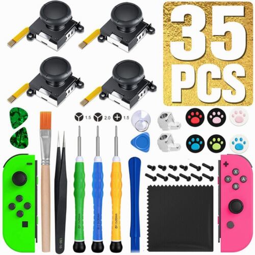 Kit De Reparación Nintendo Con 4 Joycon Joystick