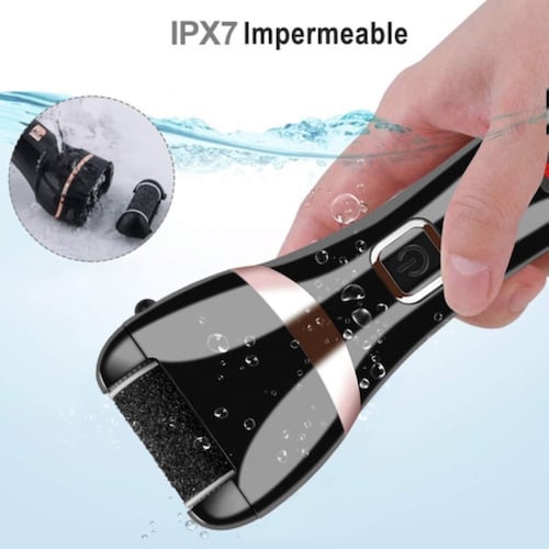 Exfoliante Para Pies Removedor De Callos Electrico Negro