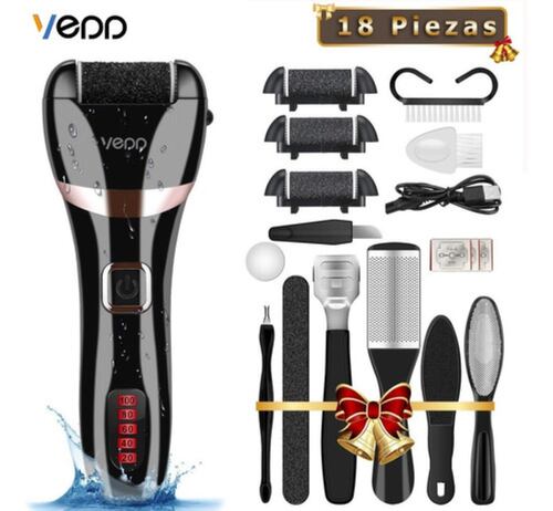 Exfoliante Para Pies Removedor De Callos Electrico Negro