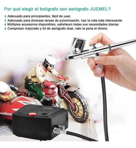 Kit Aerógrafo Multiuso Doble Acción Para Pasteles