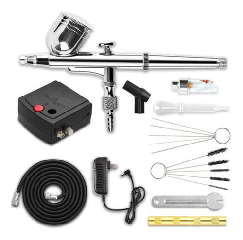 Kit Aerógrafo Multiuso Doble Acción Para Pasteles