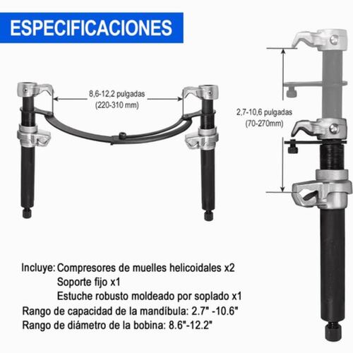 Herramienta De Compresor De Resorte De Amortiguador Azul