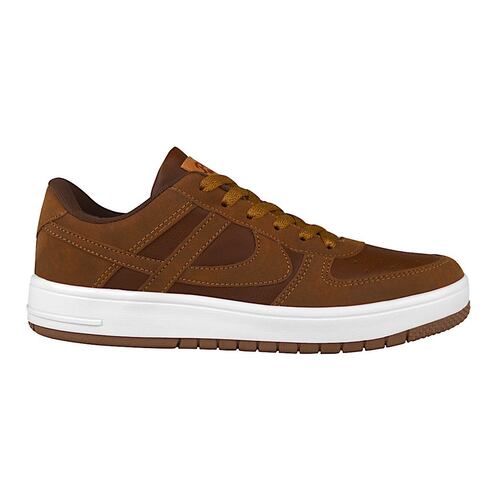TENIS PANAM CABALLERO 106990041 SIMIPIEL CAFÉ