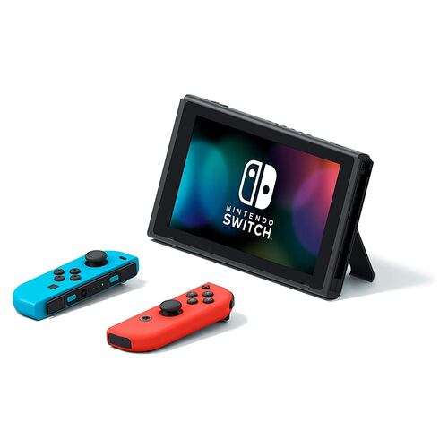 Nintendo Switch 32 GB, Control Joy-Con Rojo y Azul Neón.