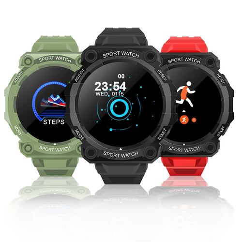 Reloj Inteligente Fd68 Smartwatch Uso Rudo Táctico Militar Bluetooth.