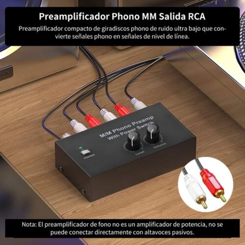 Preamplificador Phono De Vinilo Compacto