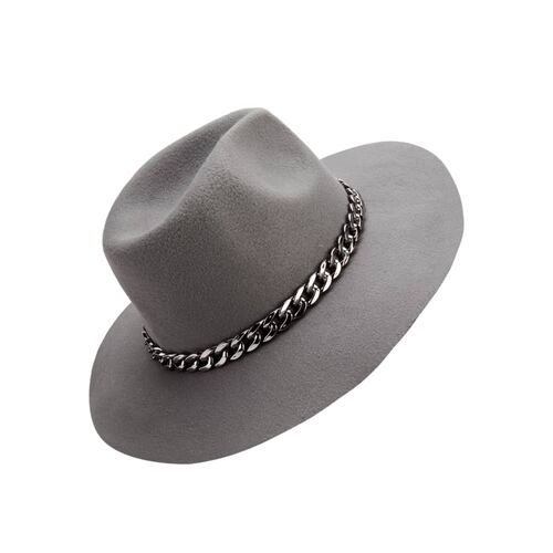 Sombrero color gris tipo vaquero Holly Land para mujer, mod. 1054999