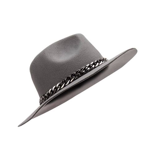 Sombrero color gris tipo vaquero Holly Land para mujer, mod. 1054999