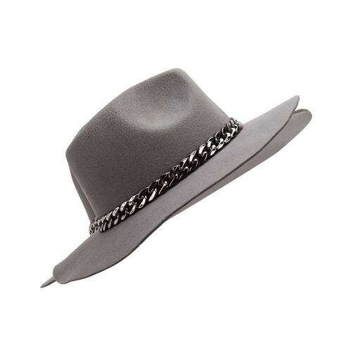 Sombrero color gris tipo vaquero Holly Land para mujer, mod. 1054999