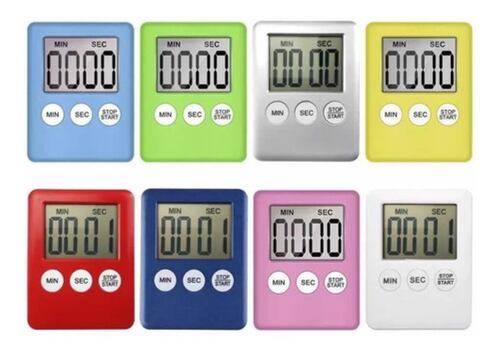 Temporizador Digital Lcd Para Cocina Rosa
