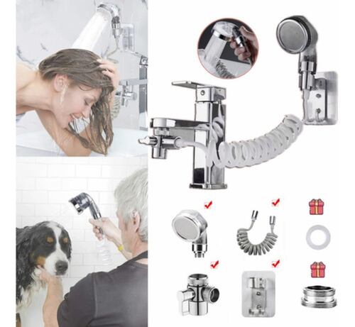 Manguera Filtro Regadera Extensible Lavabo Grifo Flexible