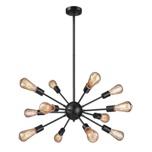 Lámpara De Techo Colgante 12 Luces sin Bombilla E26/60w