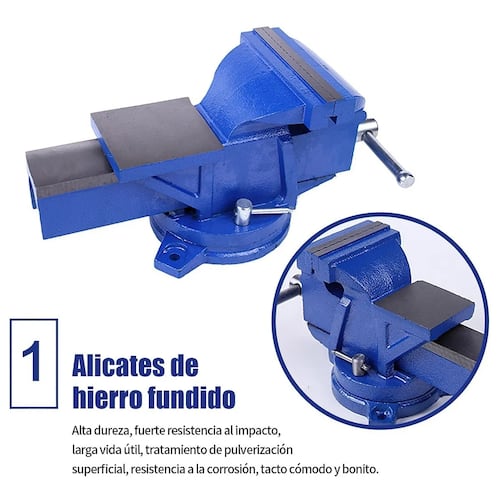 Tornillo De Banco 5 Pulgadas 5.3kg Pesado.