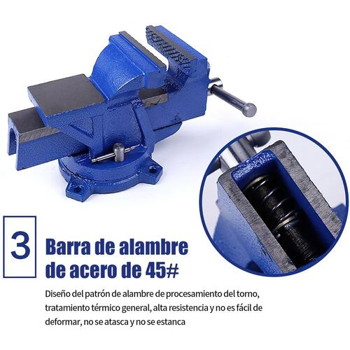 Tornillo De Banco 5 Pulgadas 5.3kg Pesado.
