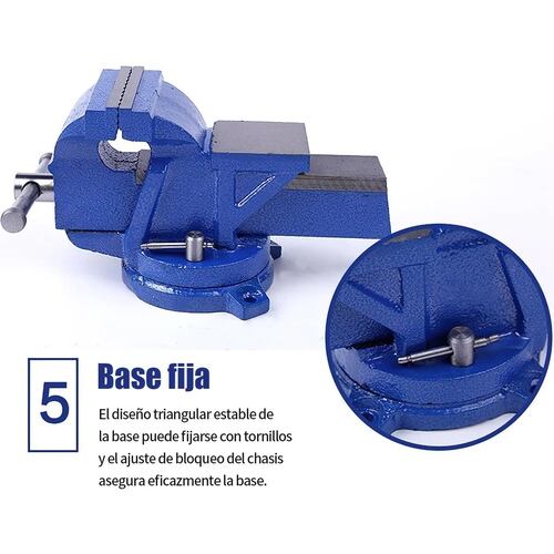 Tornillo De Banco 5 Pulgadas 5.3kg Pesado.