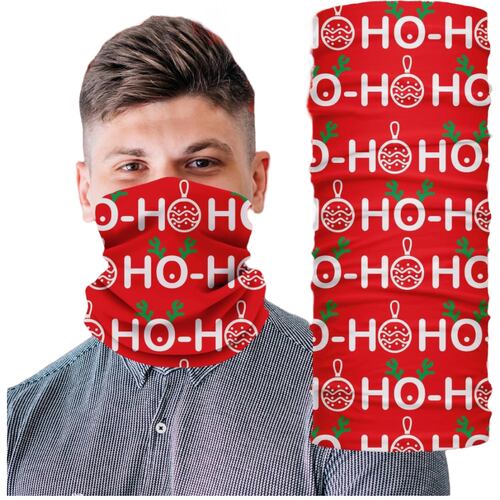Bandana Bufanda Pañuelo Cubrebocas Mascara Navideño.