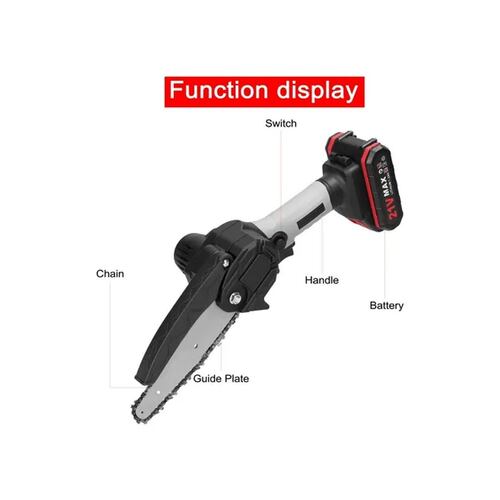 Motosierras Eléctricas Portátiles De 21v 6pulgadas 2baterías