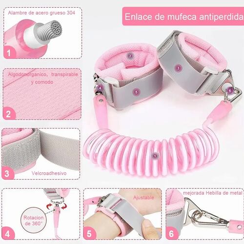 Arnés De Seguridad Para Niños Con Correa 3 En 1 Rodilleras