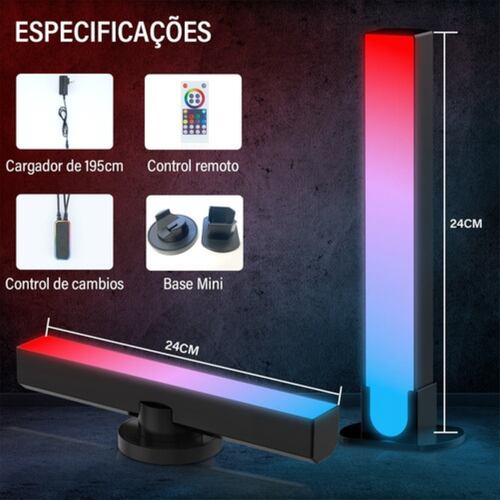 Lampara Led De Escritorio Rgb Luz Ambiental Wifi Control App