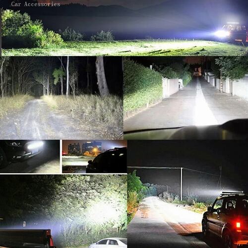 Barra De Luz Led 20 Pulgadas 52 Led 156w Jeep 4x4 Universal
