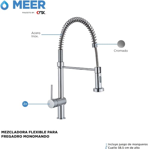 Kit de Tarja Doble de Acero Inoxidable con Mezcladora Monomando y Escurridor de Platos – Ideal para Cocinas Modernas y Espaciosas