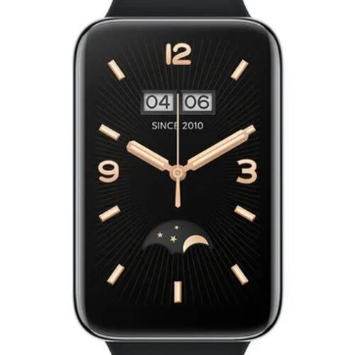Xiaomi Smart Band 7 pro 1.64" caja negra, malla negra de silicona