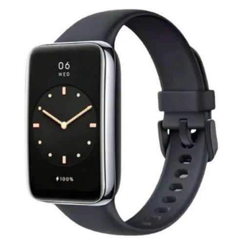 Xiaomi Smart Band 7 pro 1.64" caja negra, malla negra de silicona