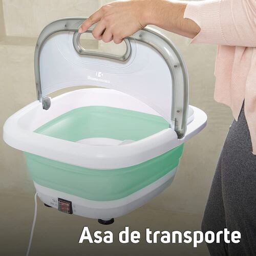 Taurus Tina Masajeador para Pies Thermo Bubble, Blanco/Verde