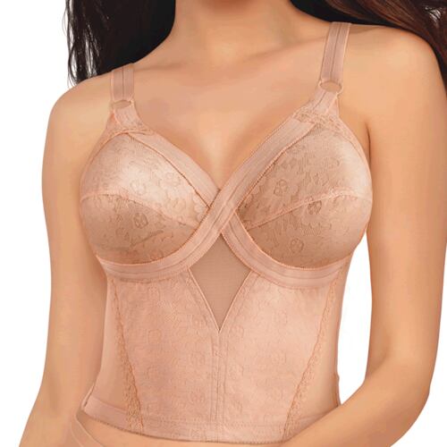 Bra sin varilla, peto largo 0100677.